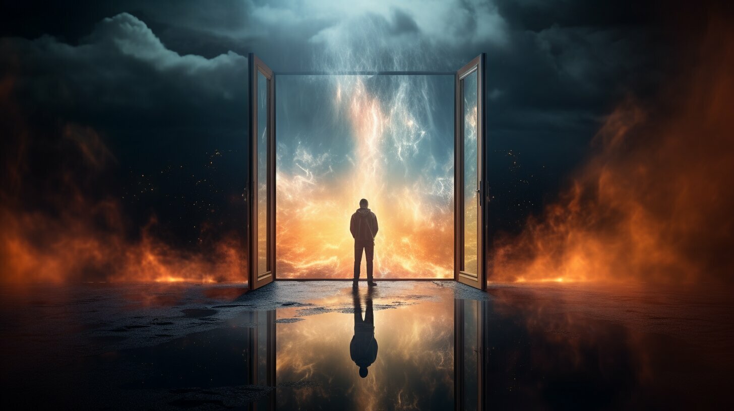 What happens when you look in a mirror in a lucid dream